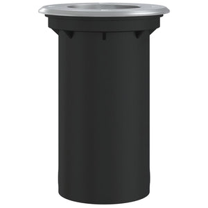 Marklampa för utomhusbruk rund svart 10,5x10,5cm aluminium