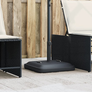 Parasollfot med handtag för Ø38 / 48 mm stolpar 27 kg fyrkantig