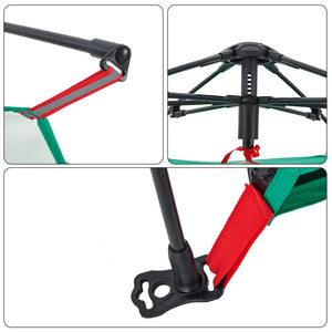 Strandtält 2 personer havsgrön snabbrest vattentätt