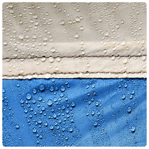 Strandtält 2 personer azurblå snabbrest vattentätt