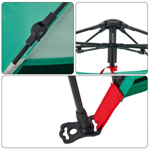 Strandtält 2 personer havsgrön snabbrest vattentätt