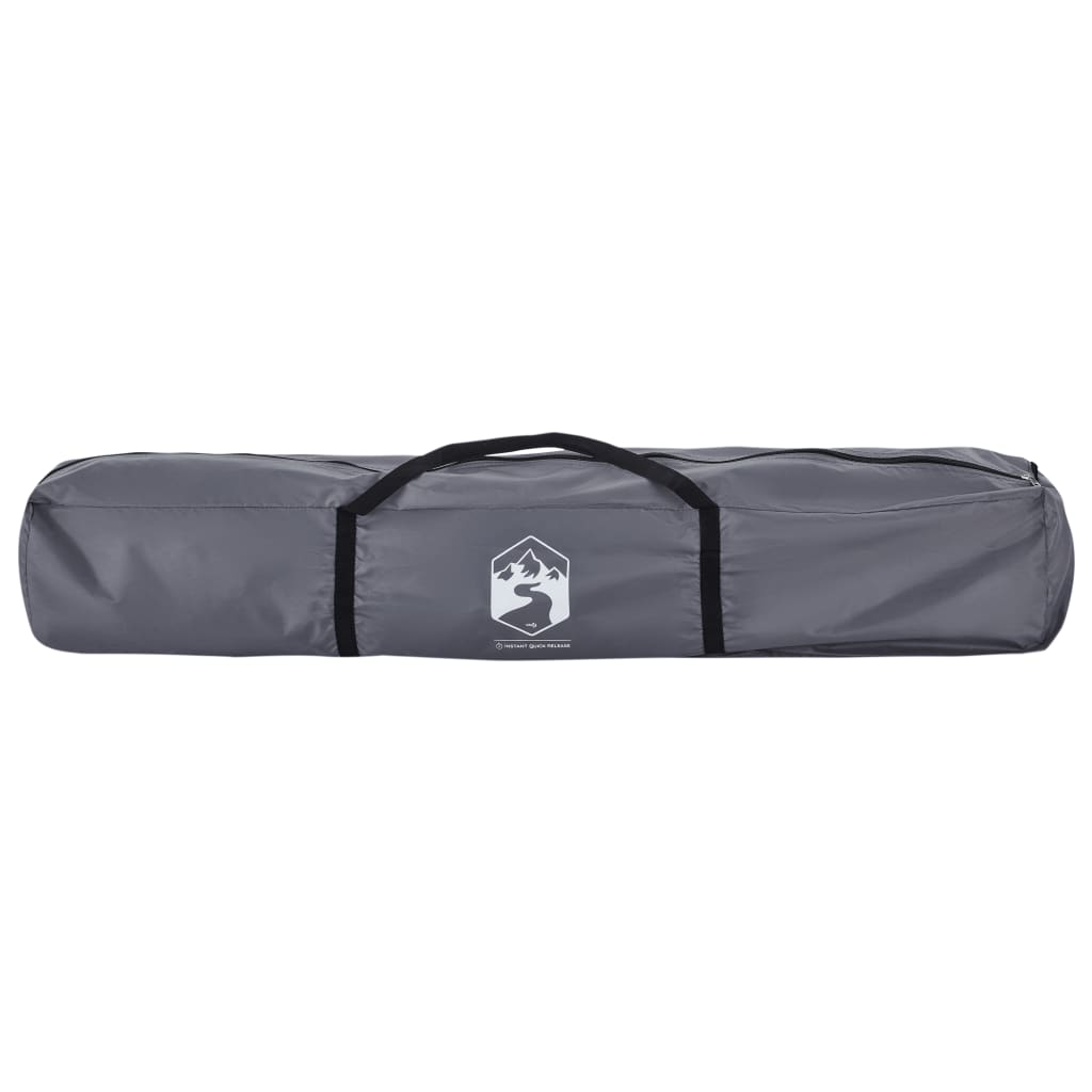 Strandtält 4 personer grå snabbrest vattentätt