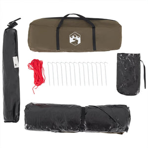 Fisketält 4 personer olivgrön vattentätt