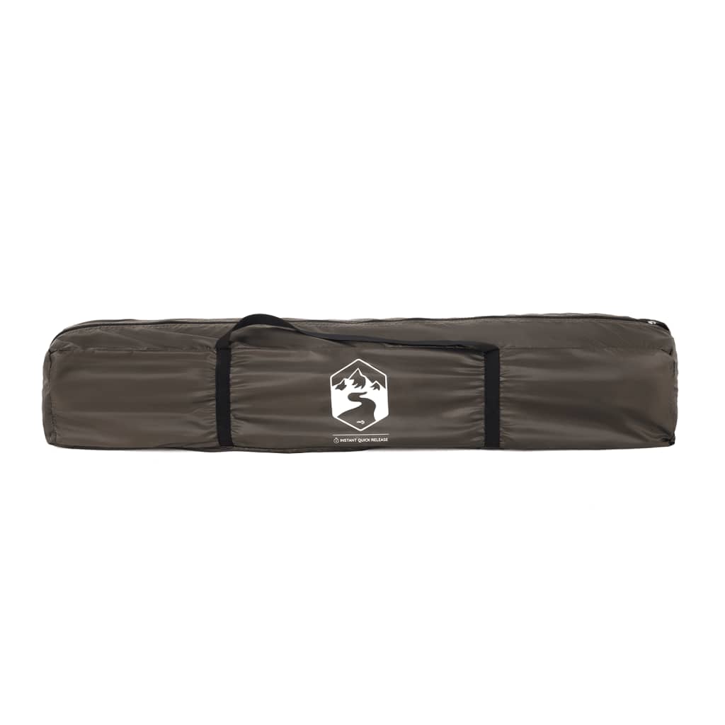 Fisketält 4 personer brun snabbrest