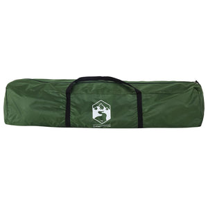 Campingtält 4 personer grön snabbrest