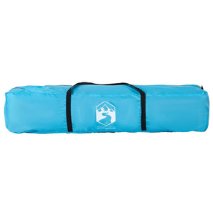 Campingtält 4 personer blå snabbrest