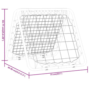 Fotbollsnät med rebounder dubbel justerbart gul och svart stål
