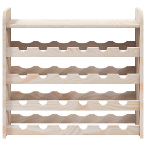 Vinställ med hylla 67,5x25x60 cm massiv furu