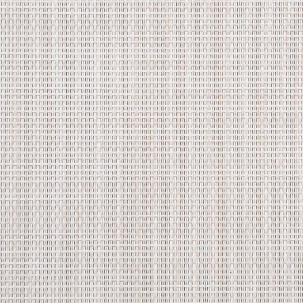 Matgrupp för trädgården 7 delar massivt akaciaträ och textilen