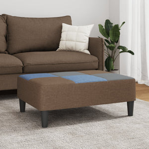 Fotpall lapptäcke 77x55x31 cm tyg