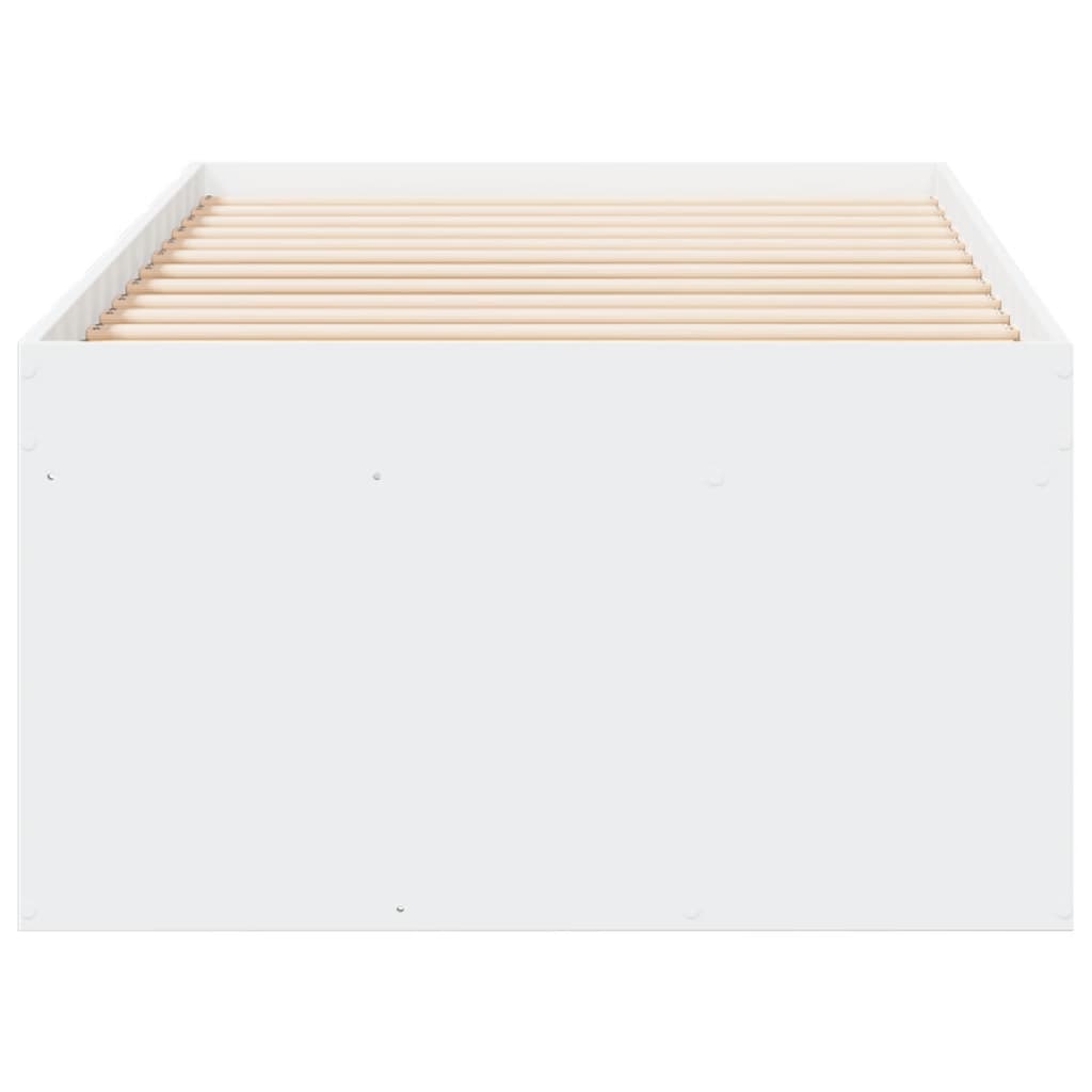 Dagbädd med lådor utan madrass vit 90x190 cm