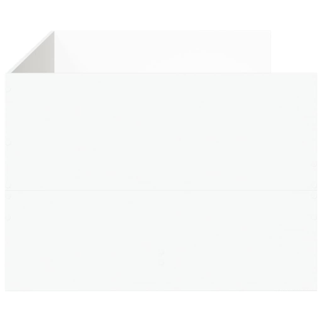 Dagbädd med lådor utan madrass vit 100x200 cm