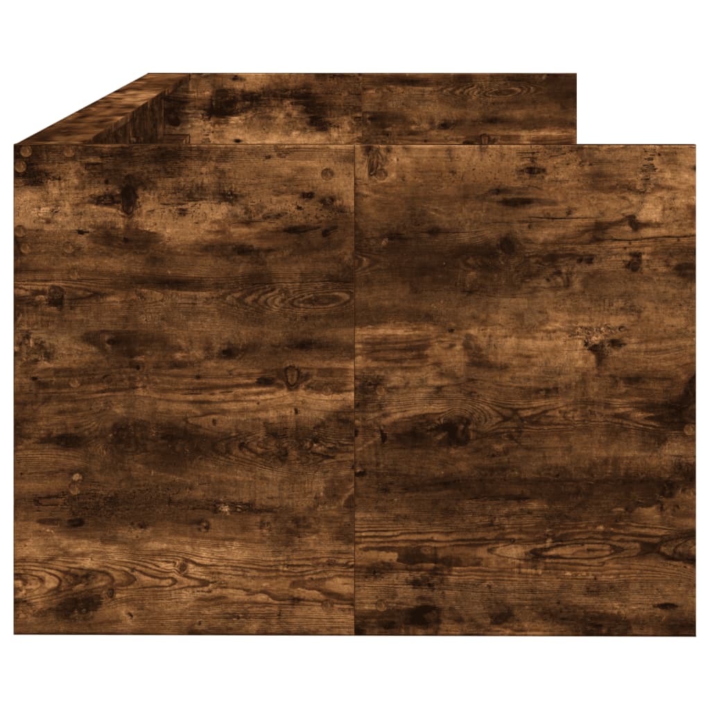 Dagbädd med lådor utan madrass rökfärgad ek 100x200 cm