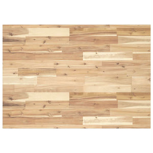 Bordsskiva obehandlad 80x70x2 cm massivt akaciaträ