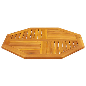Bordsskiva 90x90x2,2 cm åttakantig massivt akaciaträ