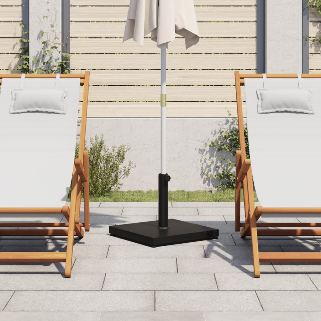 Parasollfot för Ø32/38/48 mm stolpar 18 kg fyrkantigt