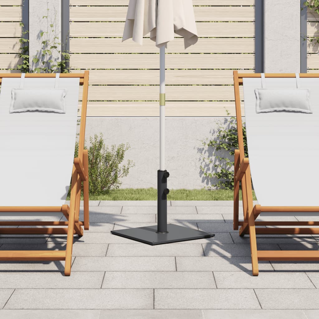 Parasollfot för Ø32/38/48 mm stolpar 17 kg fyrkantigt
