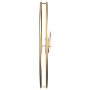 Väggklocka guld Ø50 cm järn