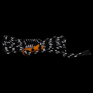 Tältlinor med reflekterande remsor och fästen 8 st 4 m 4 mm