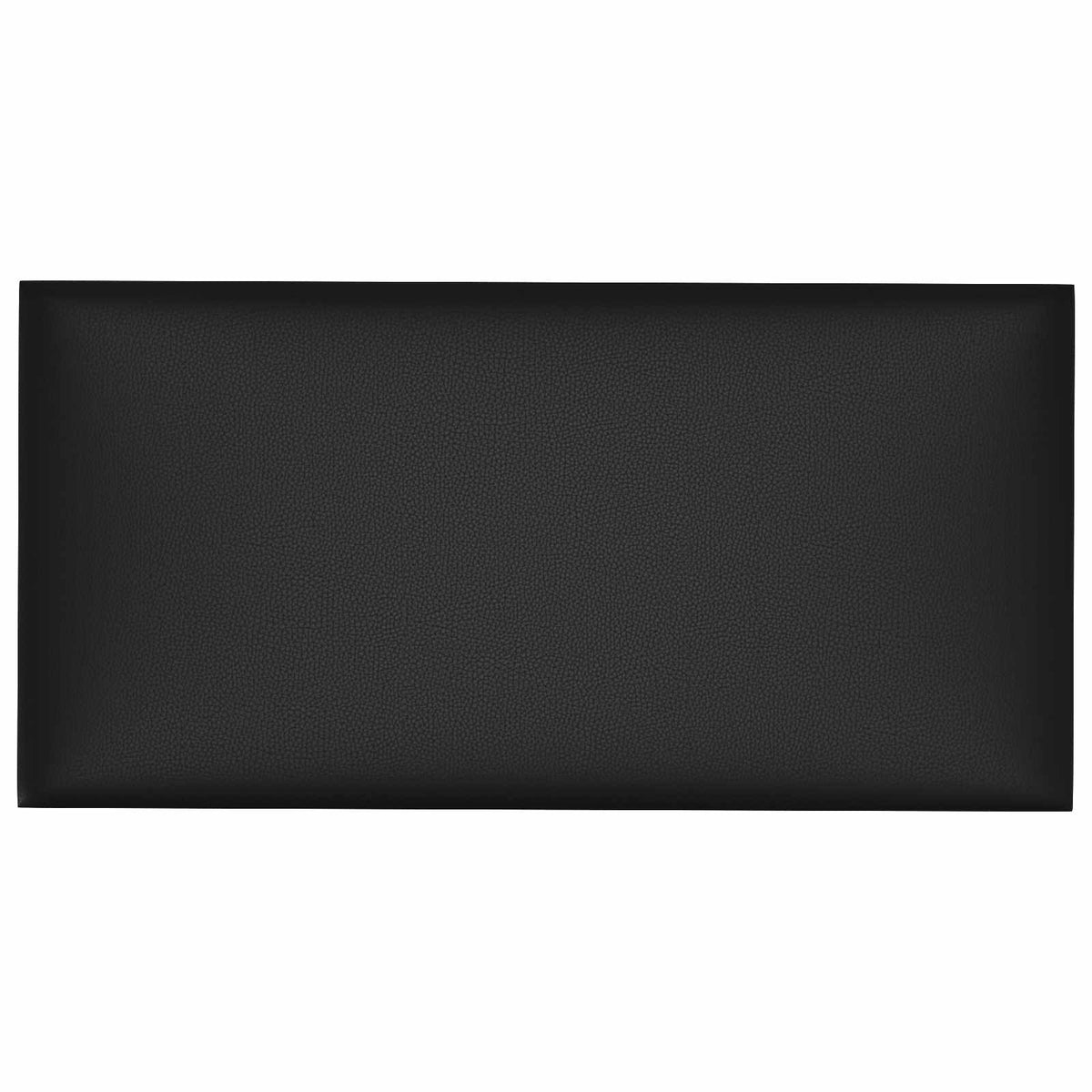 Väggsänggavel 12 st 30 x 15 cm Svart tyg