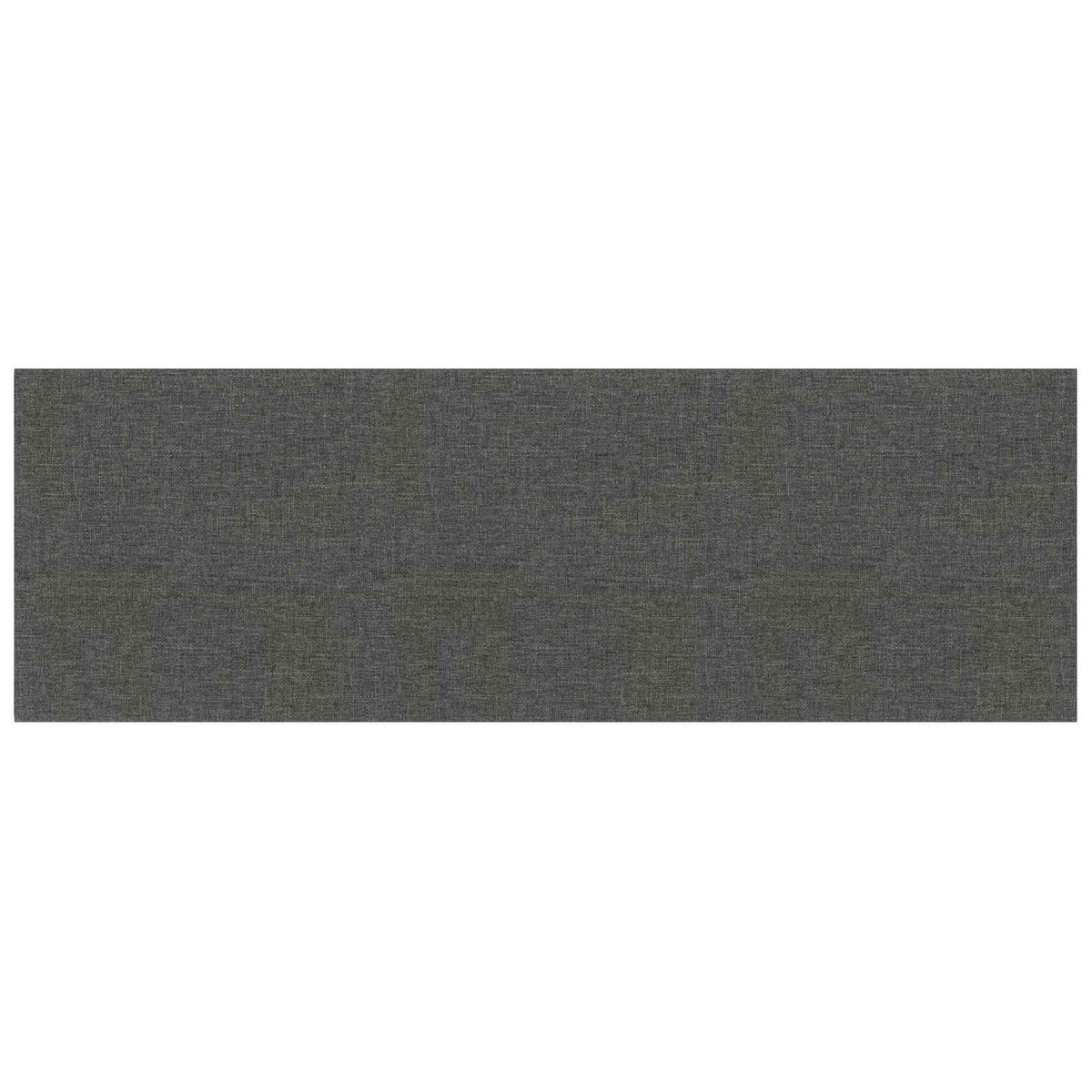 Väggsänggavel 12 st 90 x 30 cm Mörkgrå tyg