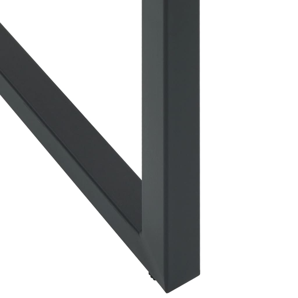 Barstolar 4 st svart 38x38x80 cm pulverlackerat stål