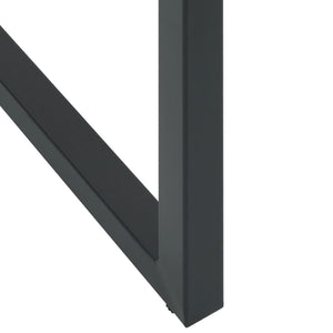 Barstolar 4 st svart 38x38x80 cm pulverlackerat stål