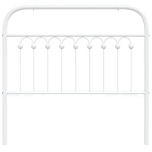 Huvudgavel metall vit 100 cm