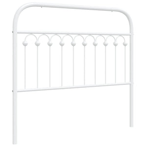 Huvudgavel metall vit 107 cm