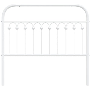 Huvudgavel metall vit 107 cm