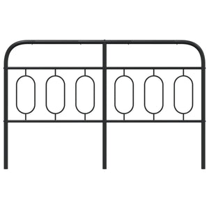 Huvudgavel metall svart 150 cm