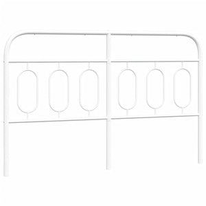 Huvudgavel metall vit 137 cm