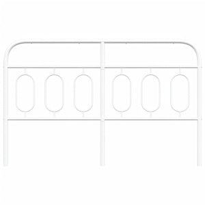 Huvudgavel metall vit 150 cm