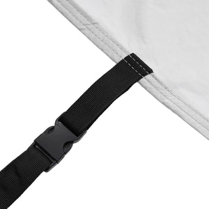 Bilöverdrag för Sedan med spännband silver M heltäckande