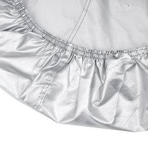 Bilöverdrag för Sedan hagelskydd XXL grå och silver heltäckande