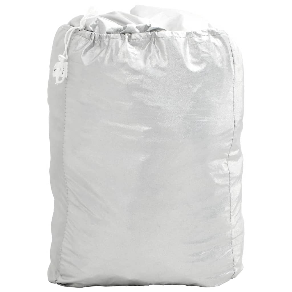 Bilöverdrag för SUV med spännband silver XL PEVA heltäckande