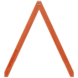 Tak till barnsäng vaxbrun 209x85,5x88 cm massiv furu