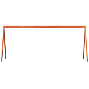 Tak till barnsäng vaxbrun 199x95,5x88 cm massiv furu