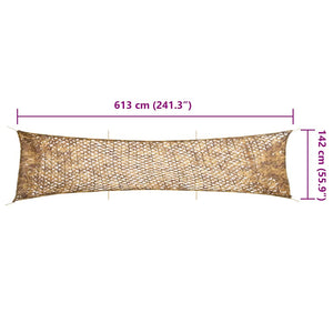 Camouflagenät med förvaringsväska 613x138 cm sand