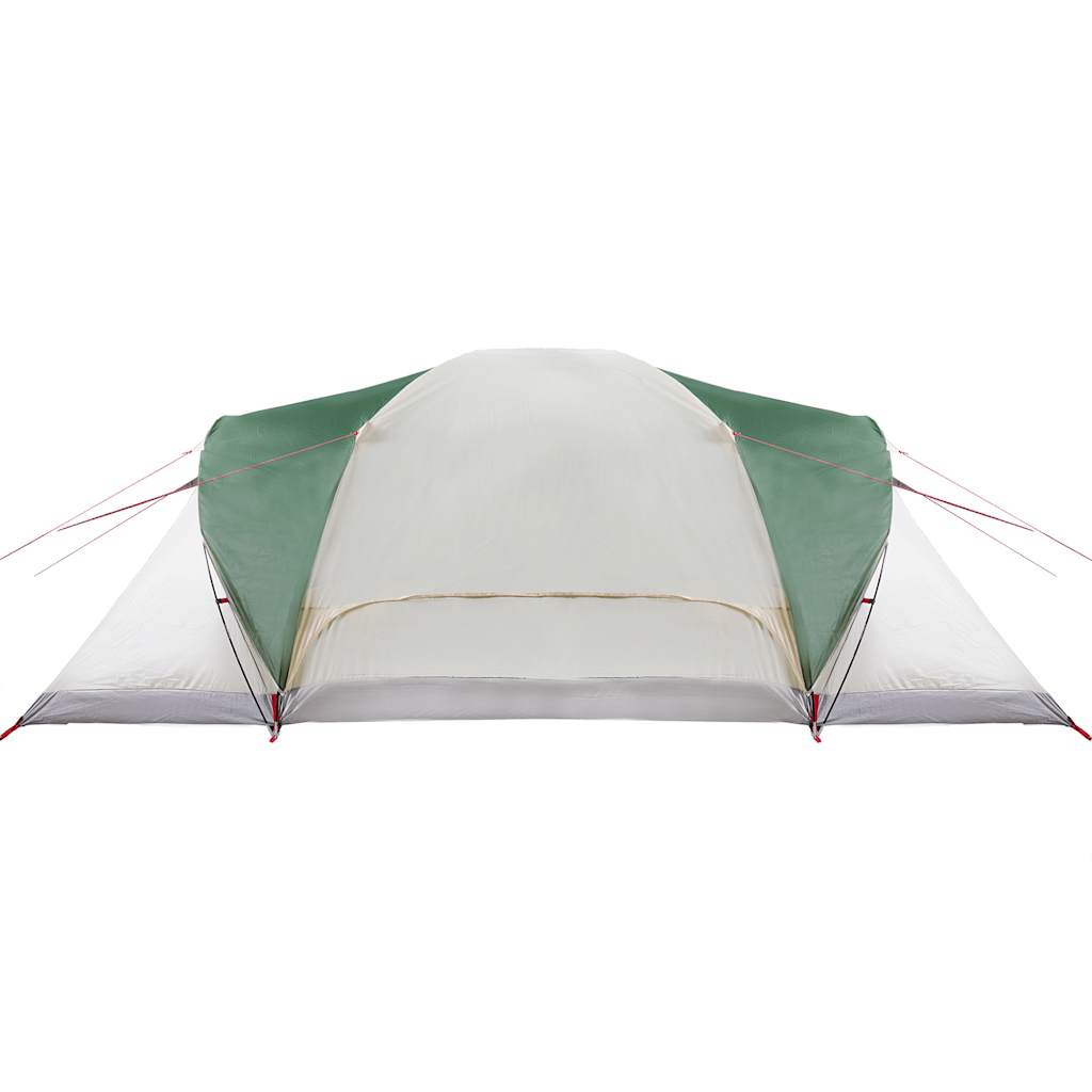 Familjetält kupol 6 personer grön vattentätt