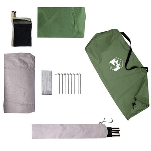 Campingtält 1 person grön vattentätt