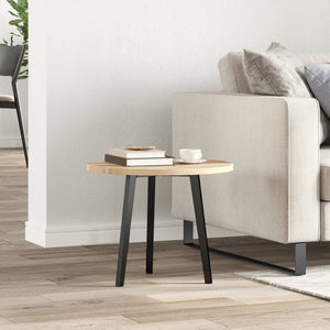 Bordsskiva rund Ø50x2 cm massivt akaciaträ