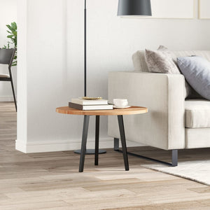 Bordsskiva rund Ø60x2 cm massivt akaciaträ