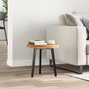 Bordsskiva rund Ø40x4 cm massivt akaciaträ