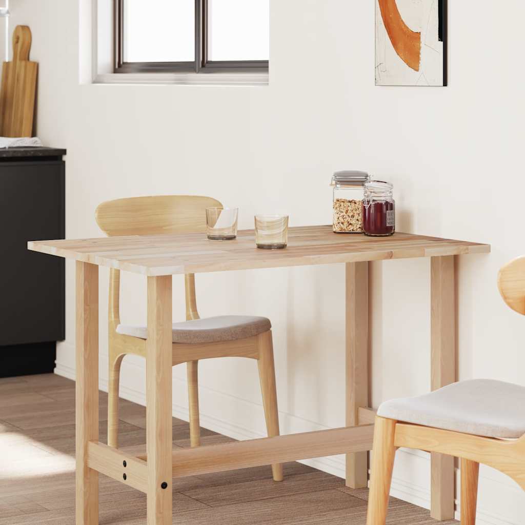 Bordsskiva rektangulär 80x70x2 cm massivt akaciaträ