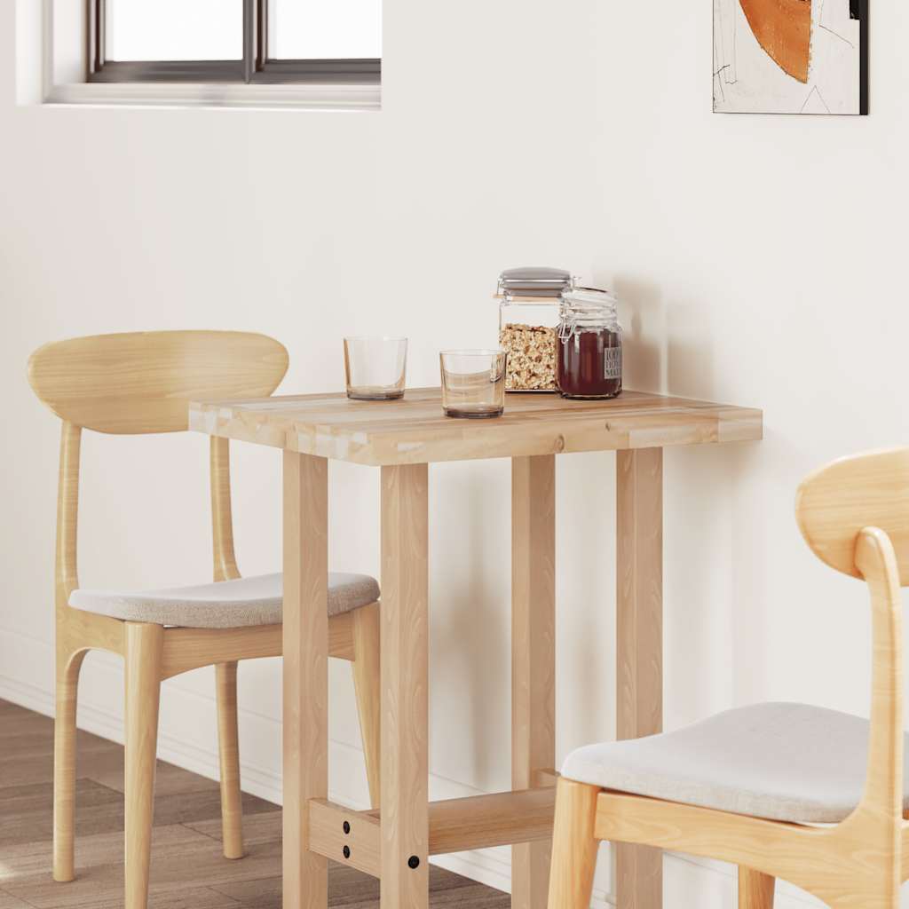 Bordsskiva rektangulär 60x50x4 cm massivt akaciaträ