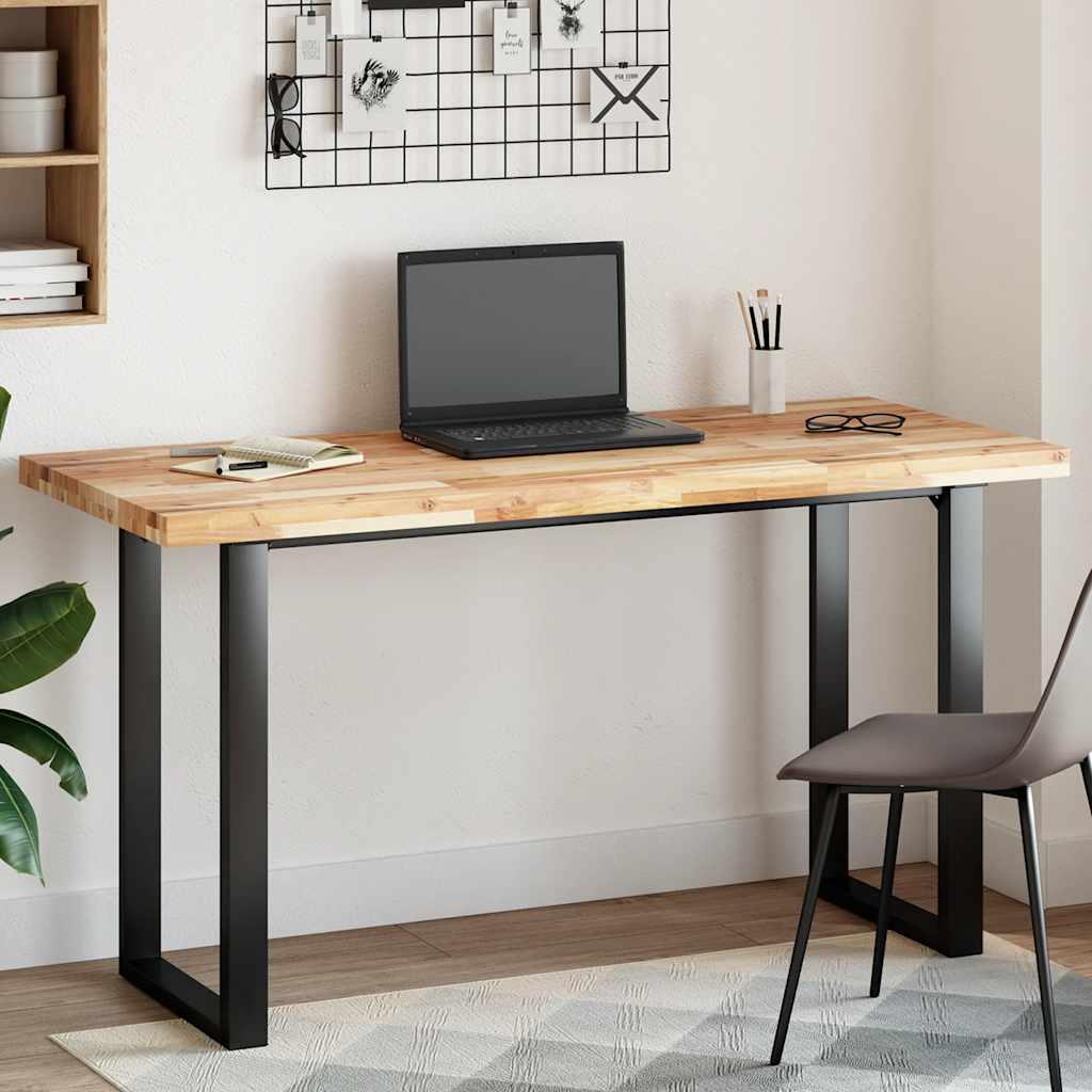 Bordsskiva rektangulär 120x60x4 cm massivt akaciaträ