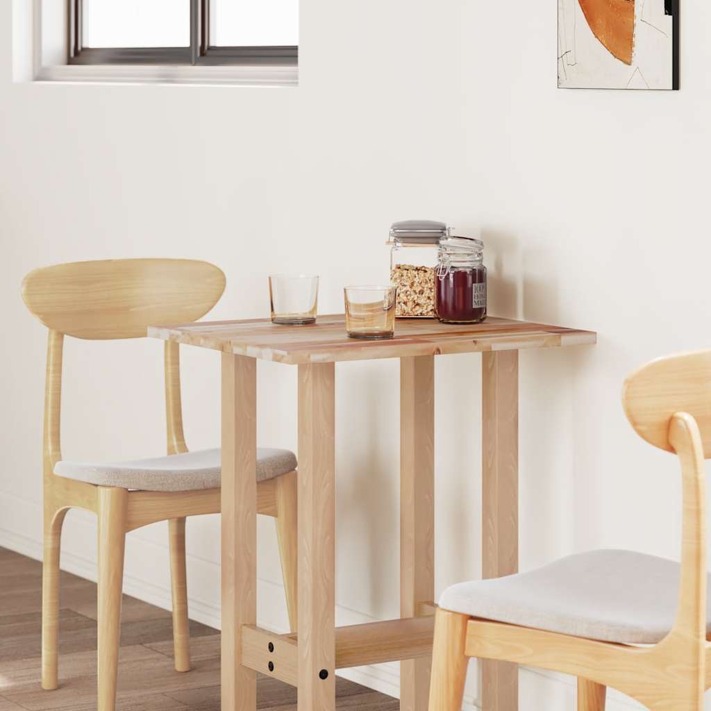 Bordsskiva rektangulär 80x50x2 cm massivt akaciaträ