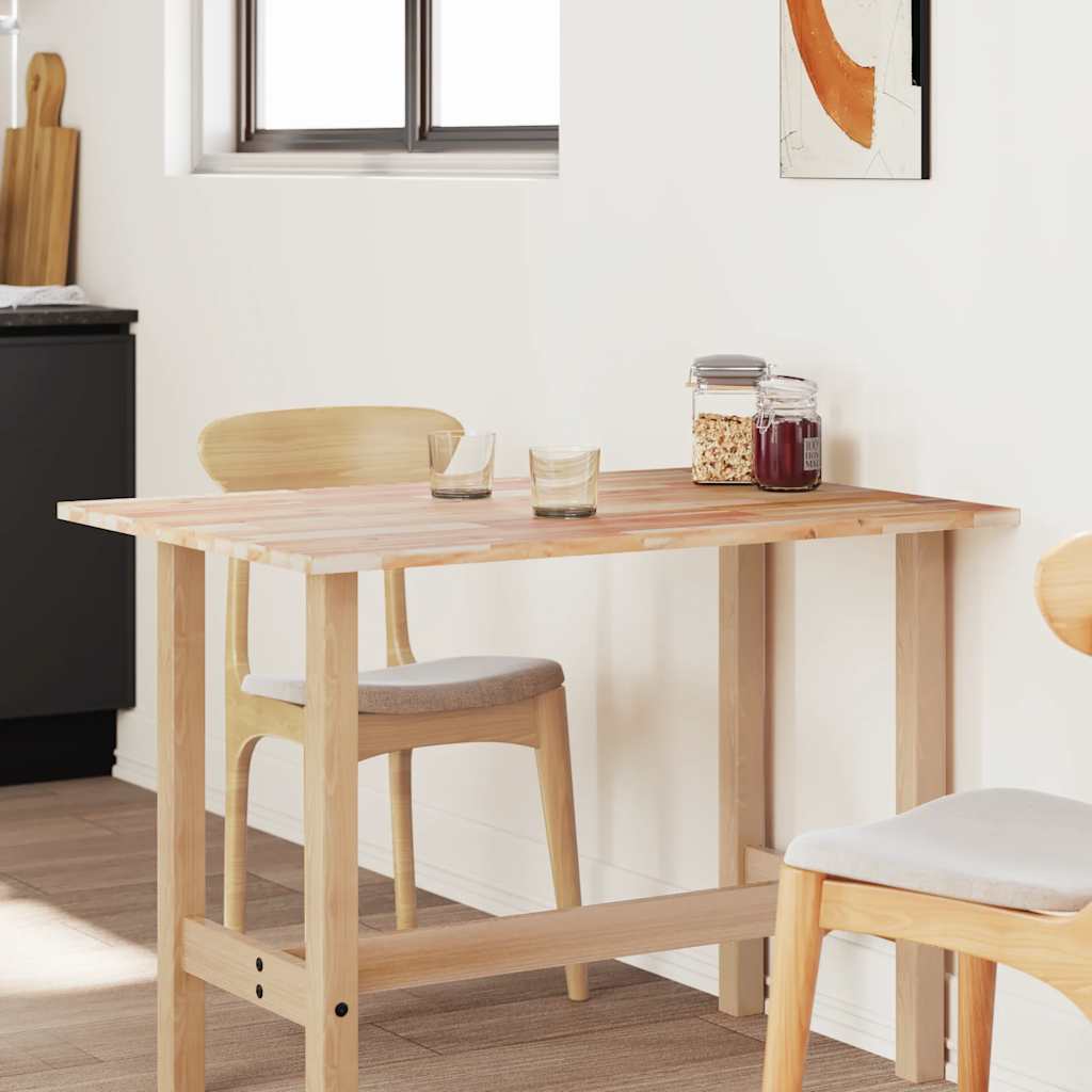 Bordsskiva rektangulär 100x70x2 cm massivt akaciaträ