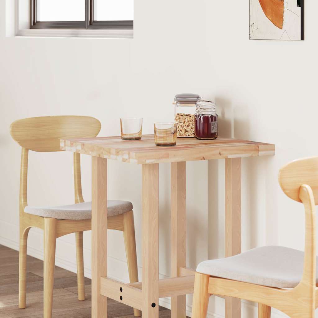 Bordsskiva rektangulär 100x60x4 cm massivt akaciaträ